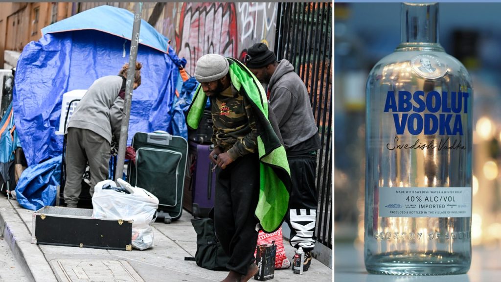 san francisco homeless vodka