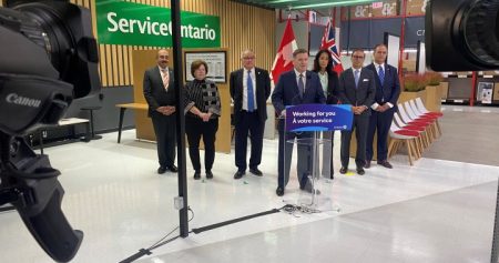 service ontario presser