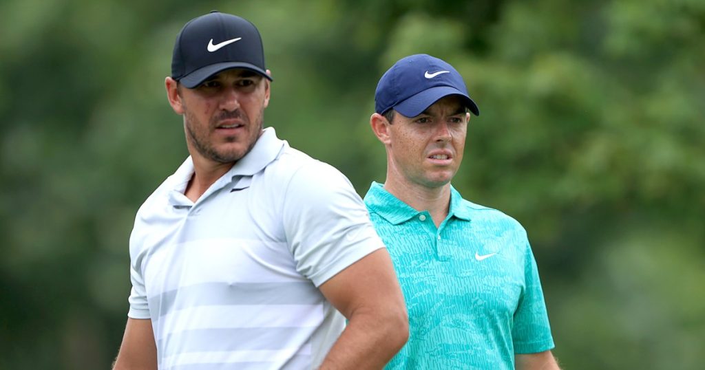 was brooks koepkas post about wife jena a dig at rory mcilroy