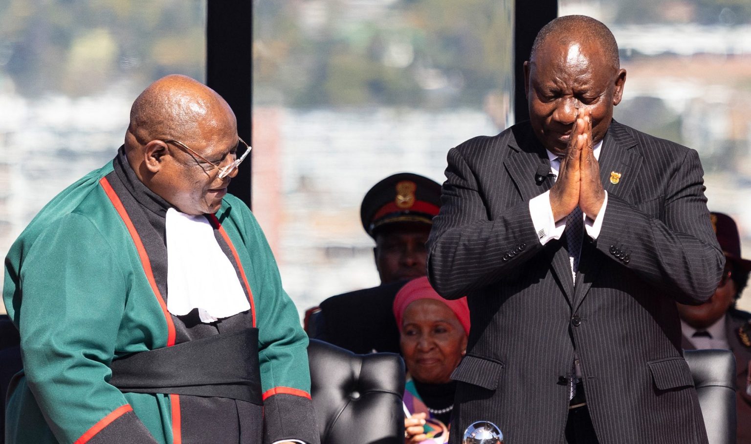 CLIP S.Africa Ramaphosa sworn as President WIDE THUMB CLEAN 1718804969