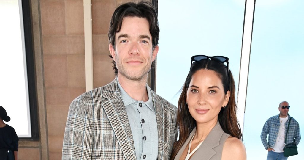 John Mulaney and Olivia Munn Hermes GettyImages 2158144728