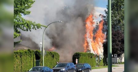 Kelowna house fire Rutland neighbourhood