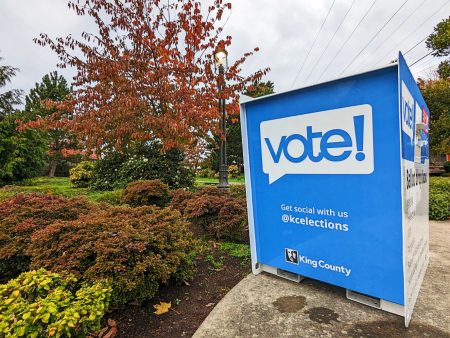 King County election ballot drop box