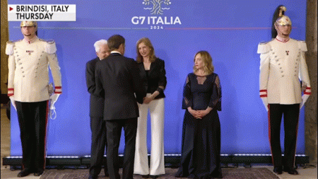 Meloni Macron 2 Gif