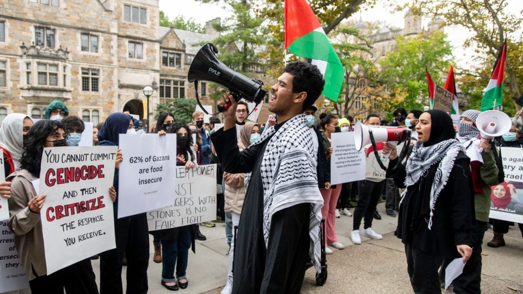 Michigan anti Israel protest