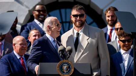 President Biden Travis Kelce