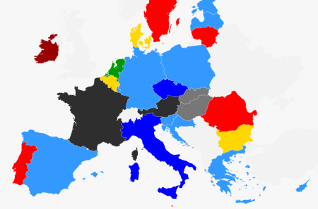 europe election map shows far right gains