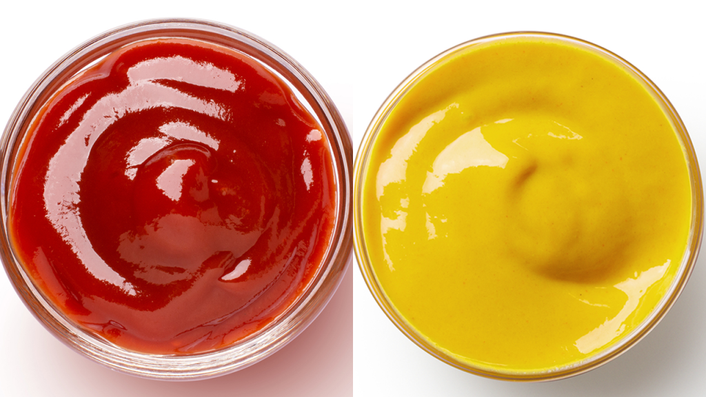 ketchup mustard split copy