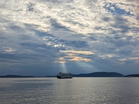 Washington state ferries near Anacortes