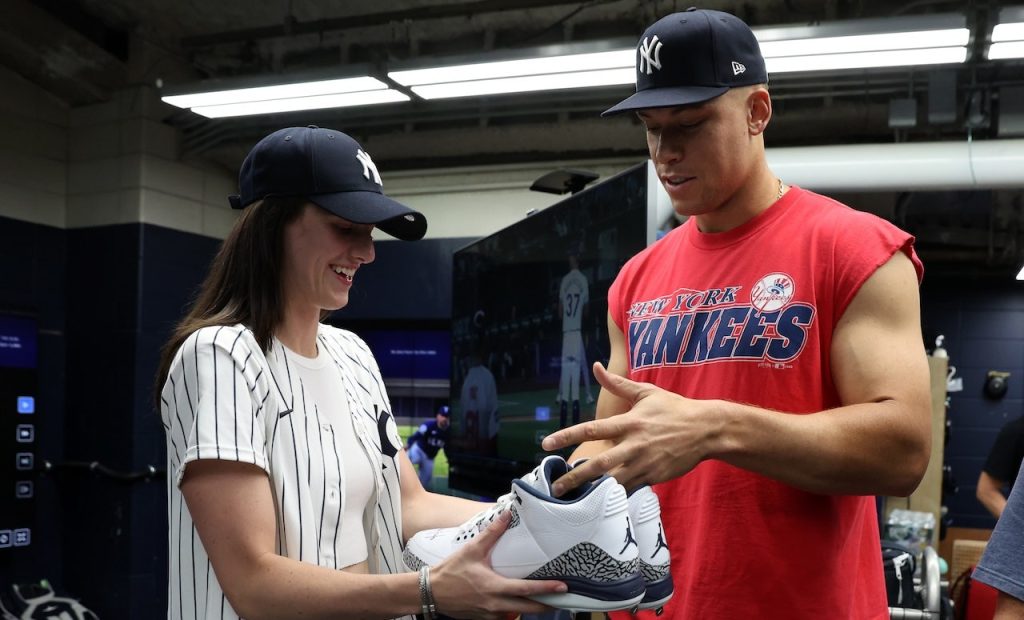 Caitlin Clark Aaron Judge