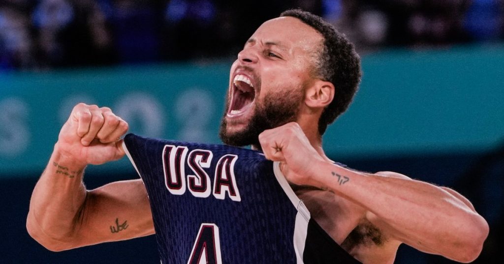 GettyImages 2165750015 Stephen Curry Wins His 1st Olympic Gold Medal as Team USA Beats France in Men