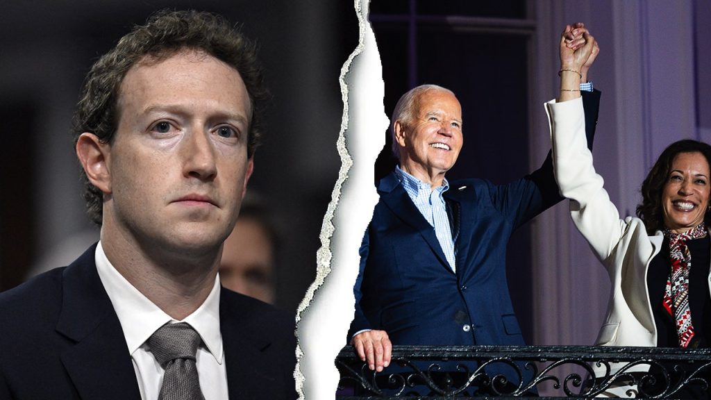 MARK ZUCKEBARG BIDEN HARRIS