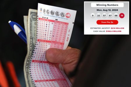 customer holds powerball ticket money 87710052