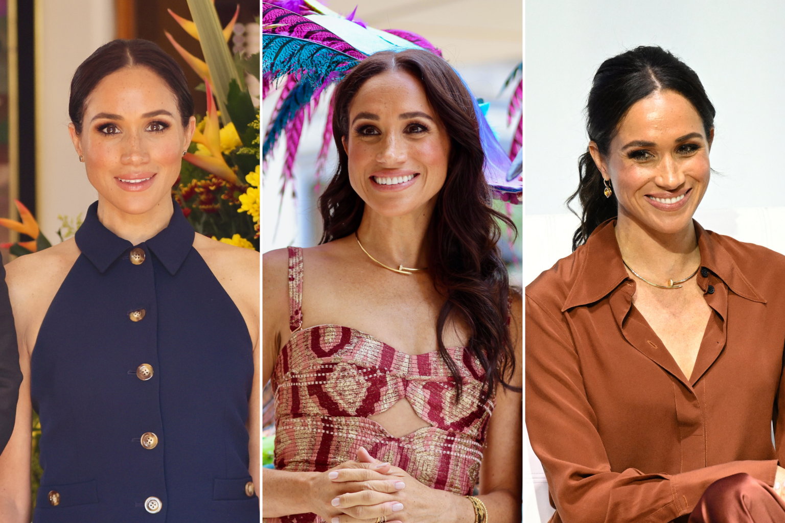 meghan markle colombia fashion day 1