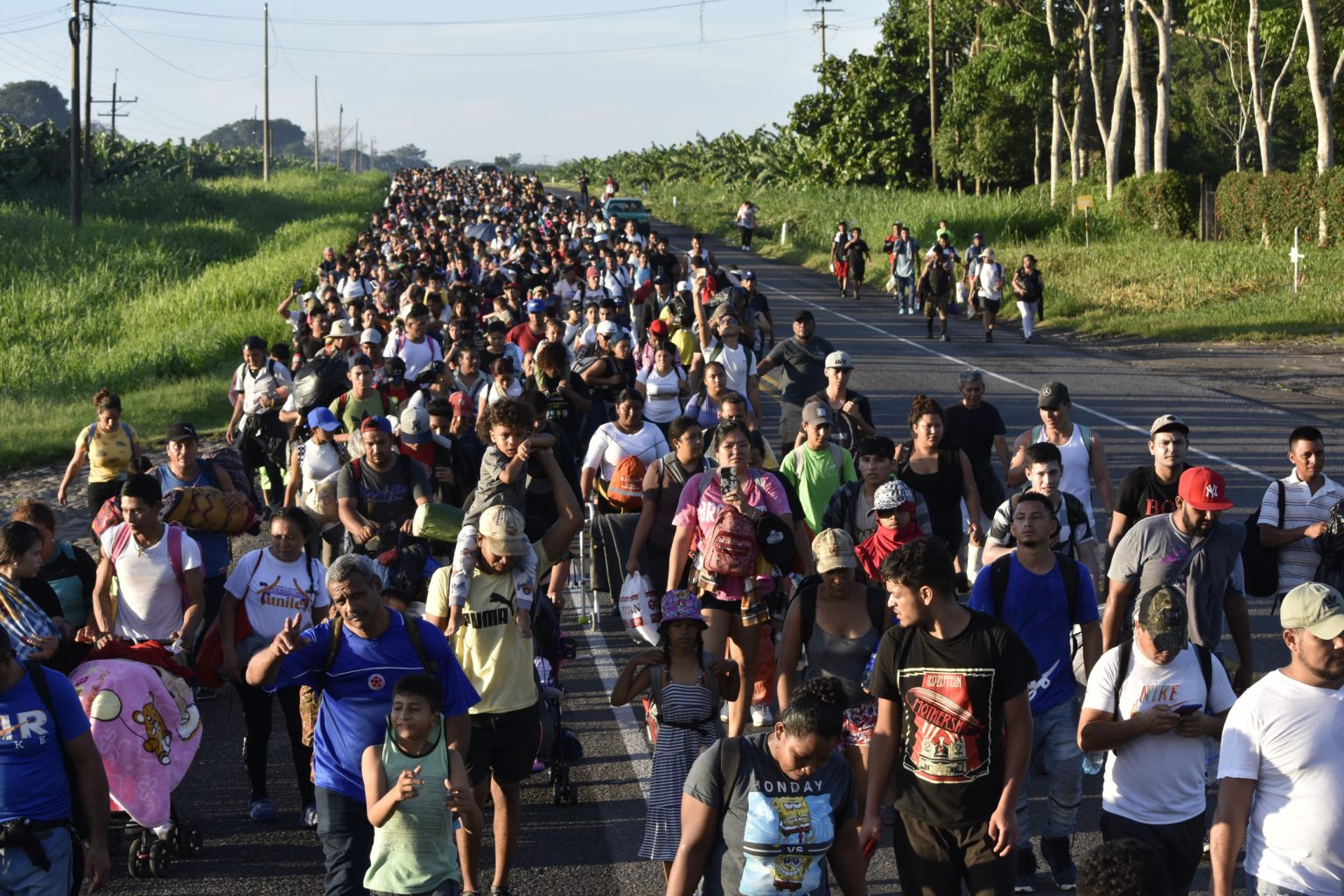 migrants southern mexico