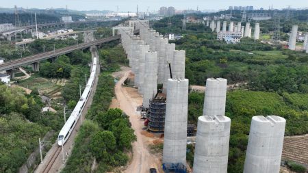 108033694 1726185691733 gettyimages 2169939787 Nanchang JiujiangIntercity Railway Construction in Ji