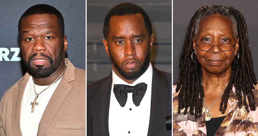 50 Cent Whoopi Goldberg Celebrities React to Diddy Arrest and Indictment