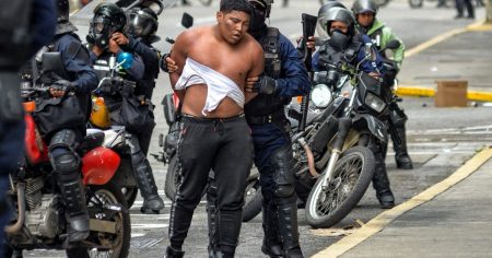 AFP 20240904 36FG78Y v1 HighRes HrwReportsWidespreadRightsViolationsInVenezuela 1725429528