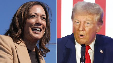 Harris and Trump