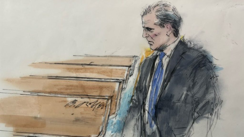 Hunter Biden Court Sketch LA Tax Trial 01