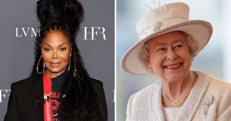 Janet jackson split pants in front of queen