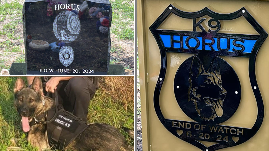 Missouri police department pays tribute to fallen K 9 officer