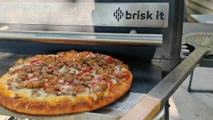 brisk it pellet grill frozen pizza lifestyle 4