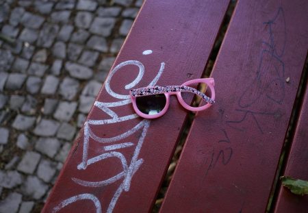 childs pink sunglasses