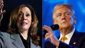 kamala harris donald trump split