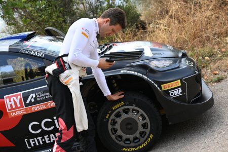 sebastien ogier during rally greece