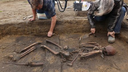 well preserved viking skeleton