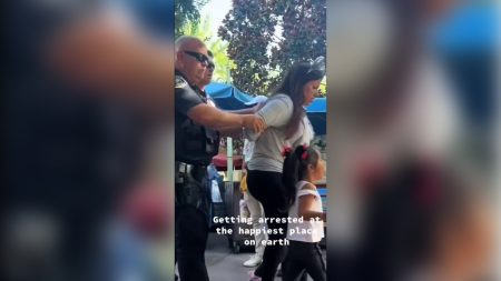 woman arrested disneyland