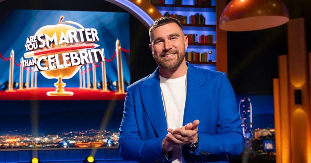 Travis Kelce Shocked Are You Smarter Than a Celebrity Stars With Hosing Abilities Blew Us Away