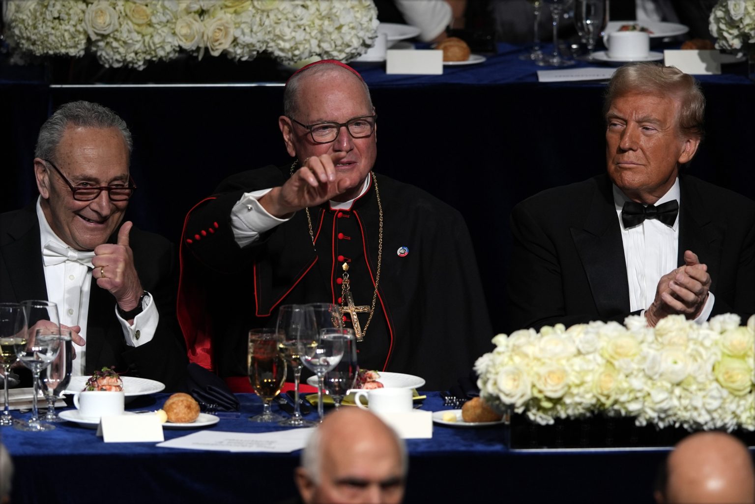 chuck schumer cardinal dolan donald trump