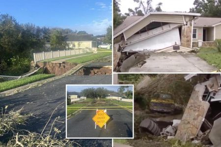 giant sinkholes open around west 91443252