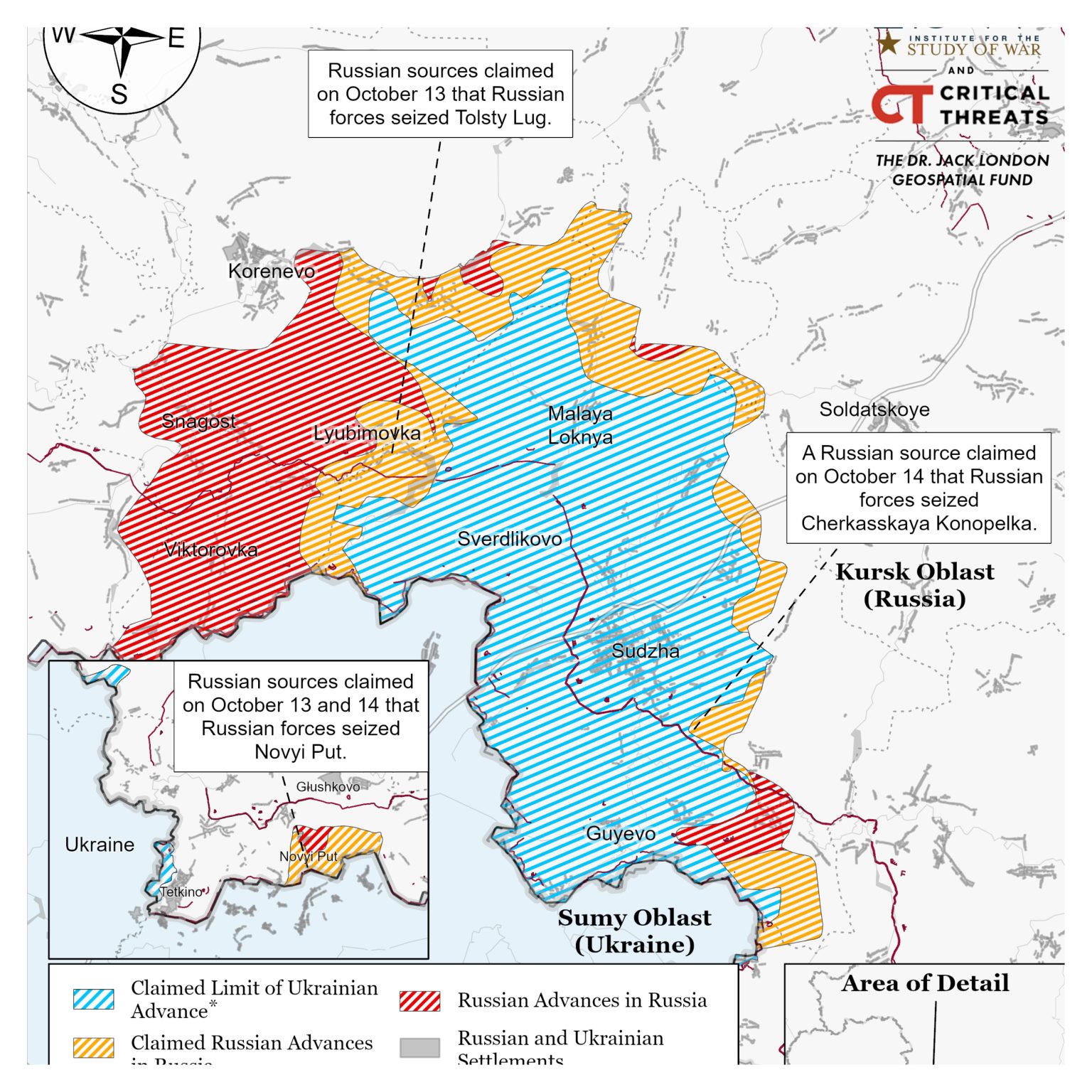 institute study war map