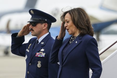 kamala harris joint andrews base