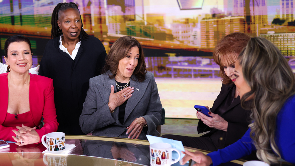 kamala harris sits down with the view