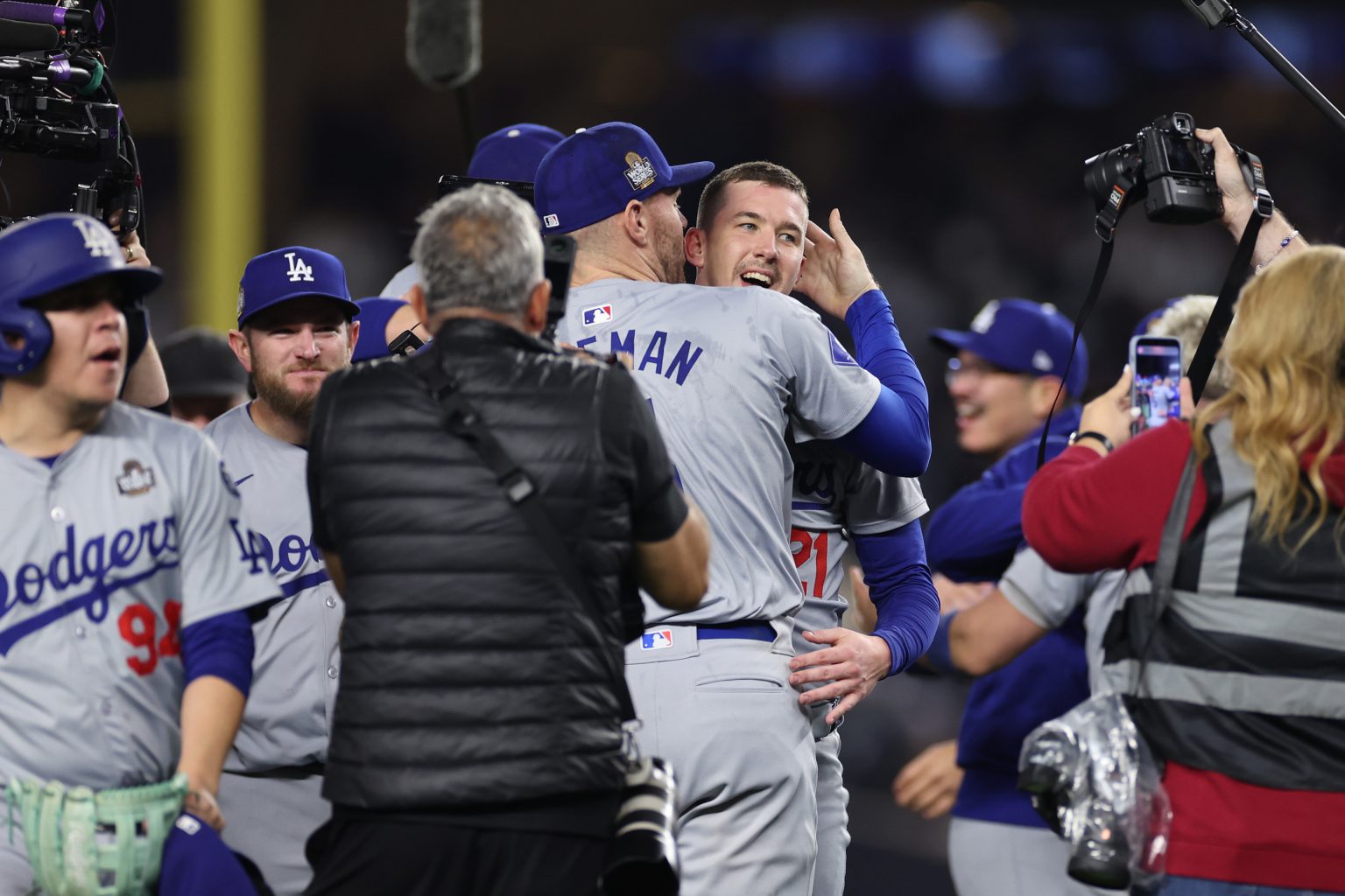 los angeles dodgers freddie freeman walker buehler