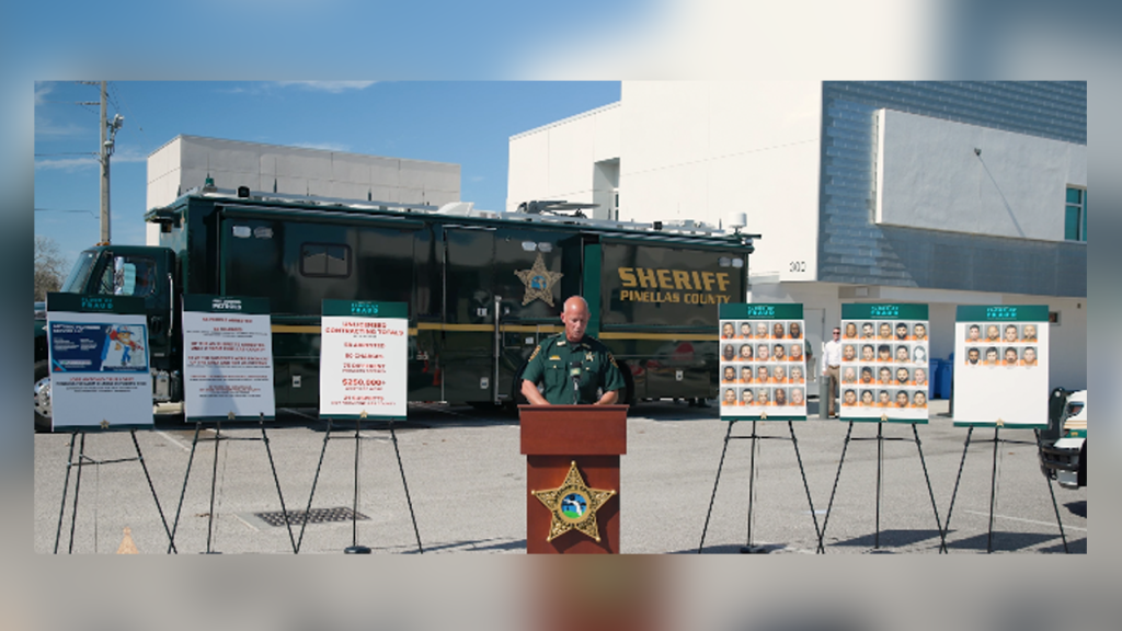 pinellas county sheriff shares updates on hurricane helene and milton arrests