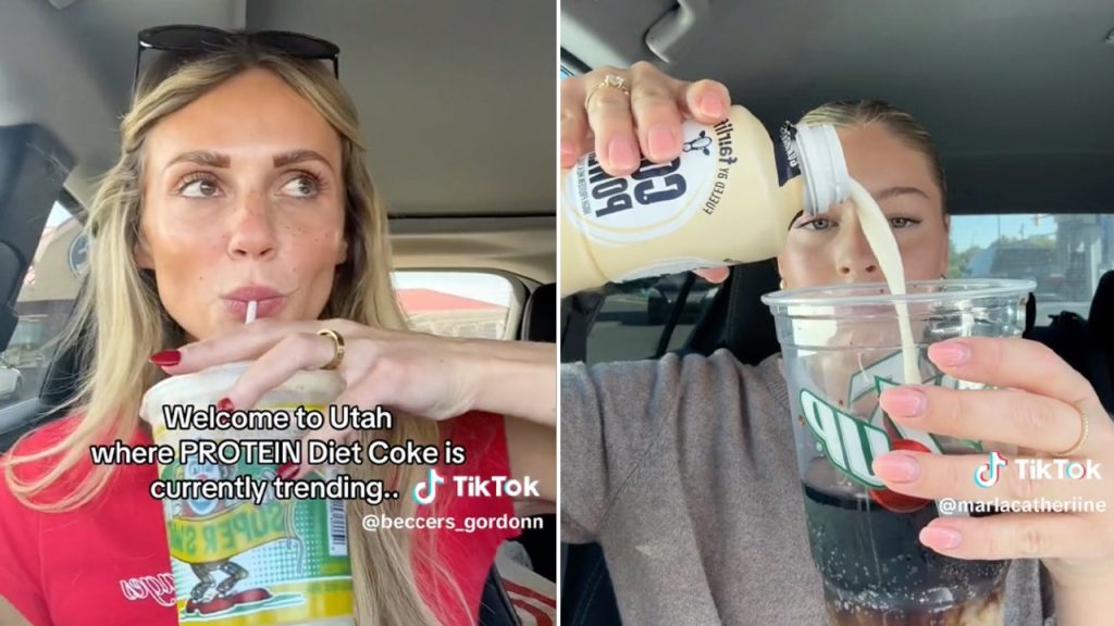 protein diet coke trend on tiktok