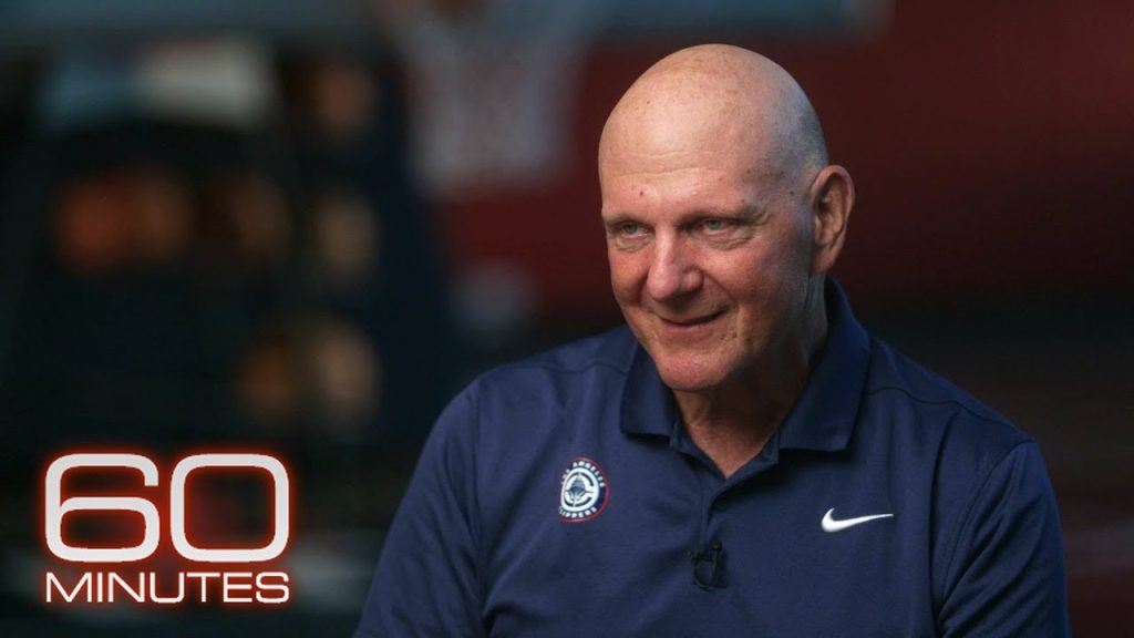 steve ballmer on 60 minutes comp