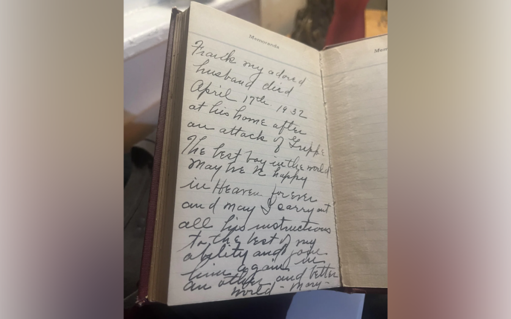 1932 depression era diary entry