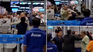 airport brawl