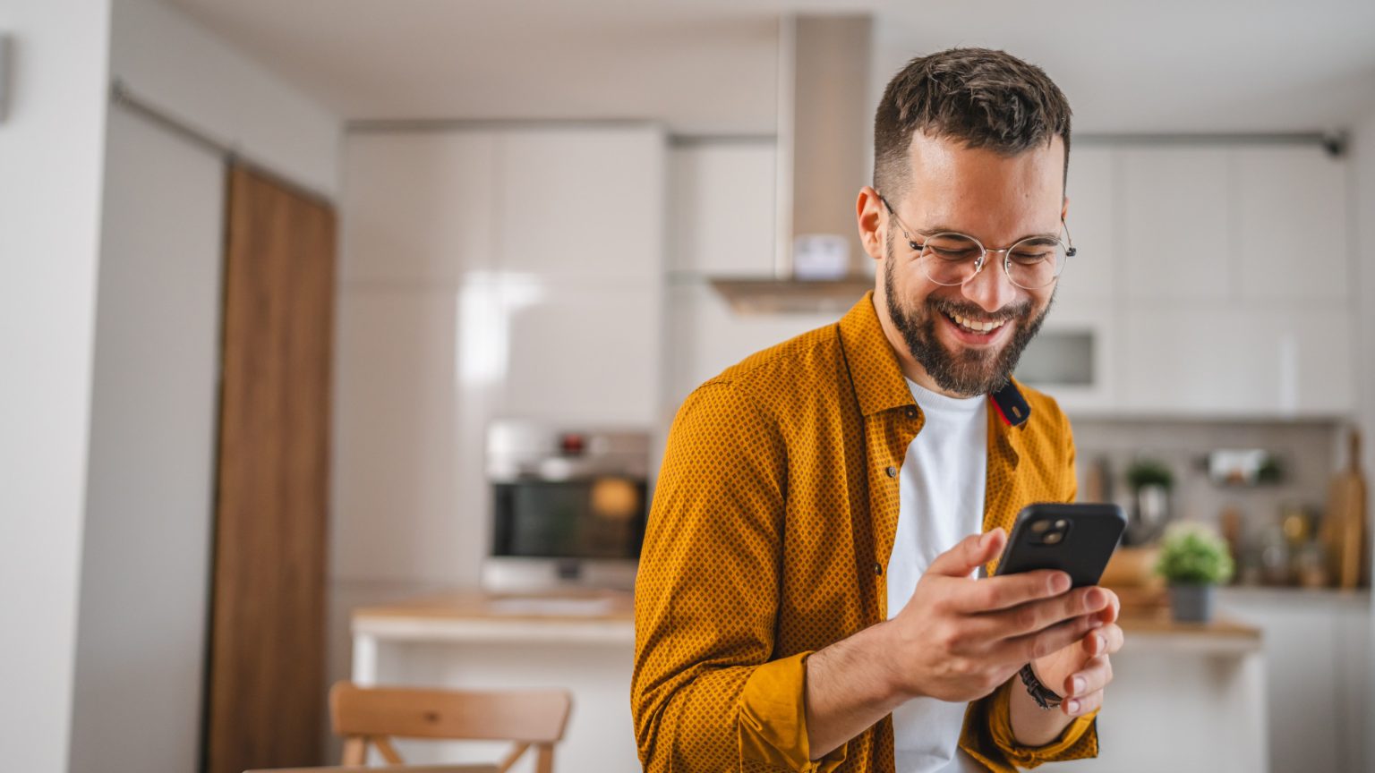 stock photo man phone