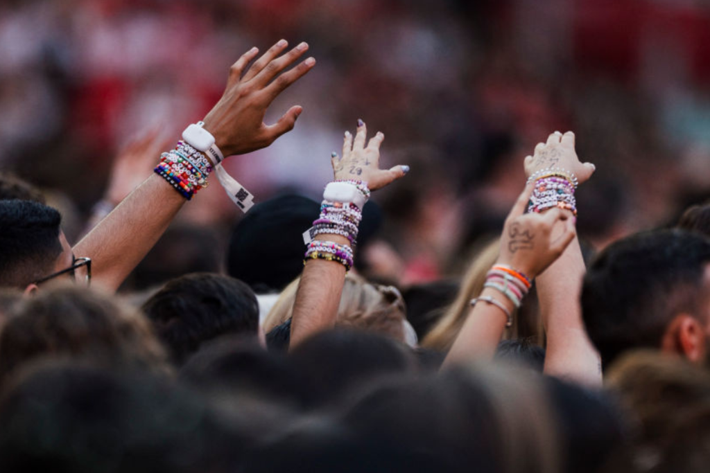 taylor swift concert crowd