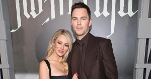 Nicholas Hoult and Bryana Holly make red carpet debut after seven years together