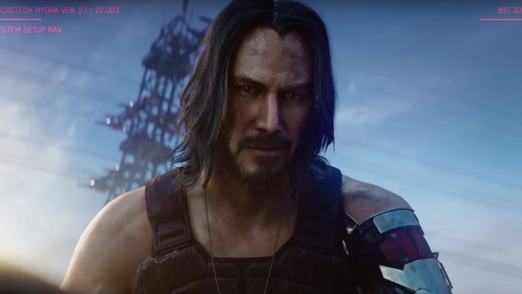 cyberpunk 2077 keanu reeves e3