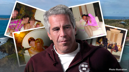 epstein victims blurred illustration