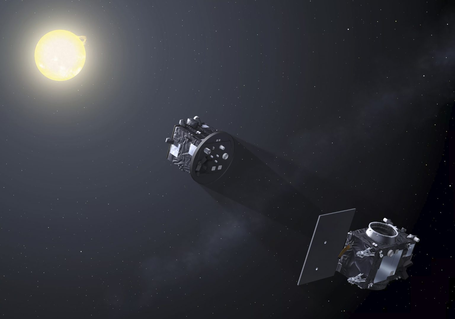 pair satellite probes